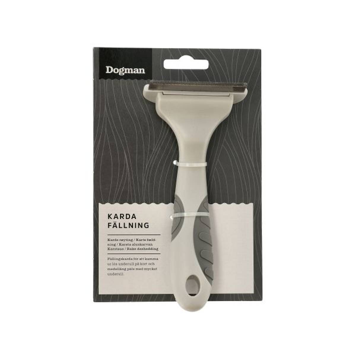 Dogman furminator Grå M